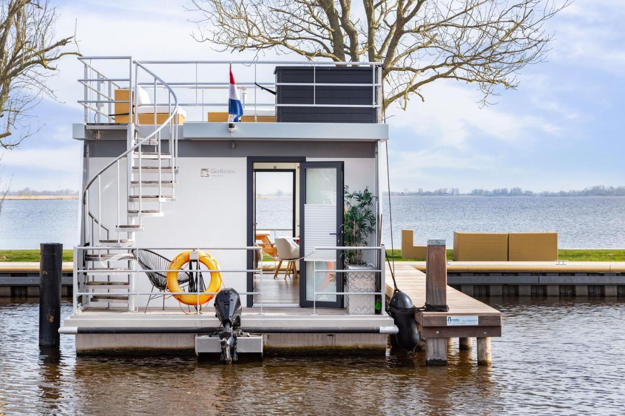 Welcome In - Houseboat Agua Dolce Met Tuin, Paviljoenwei 4, Sneek - Offingawier Dış mekan fotoğraf